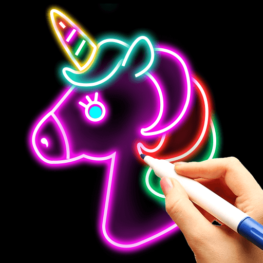 Neon Draw Create Glow Artwork