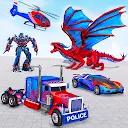 Dragon Robot Car Games 3d