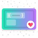 Fuchsia KWGT - Gradient Based